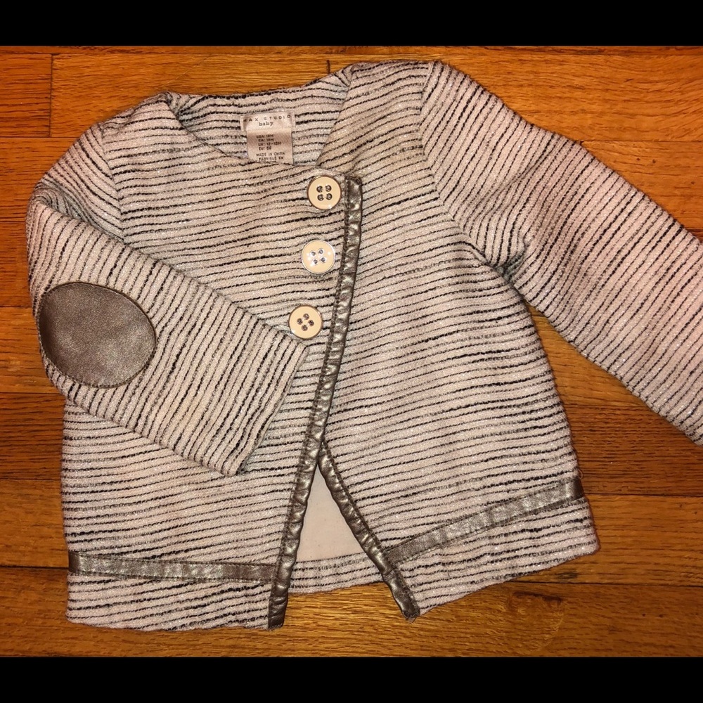 Max Studio baby jacket size 18 mo metallic